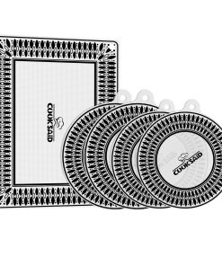 5 PCS Silicone Induction Cooktop Protector Cover Mat (Magnetic) | 230°C (450℉) Heat-Resistant Induction Stove Protector | Multifunctional Silicone Mats - Pattern 4