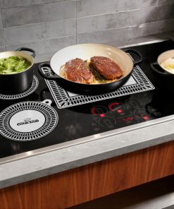 Alternative view of 5 PCS Silicone Induction Cooktop Protector Cover Mat (Magnetic) | 230°C (450℉) Heat-Resistant Induction Stove Protector | Multifunctional Silicone Mats - Pattern 4