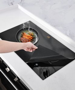 Alternative view of Large Induction Cooktop Protector Mat, Translucent Magnetic Electric Stove Burner Covers, Antiscratch Glass Top Stove Cover
